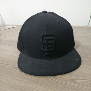 Black San Francisco Giants Hat